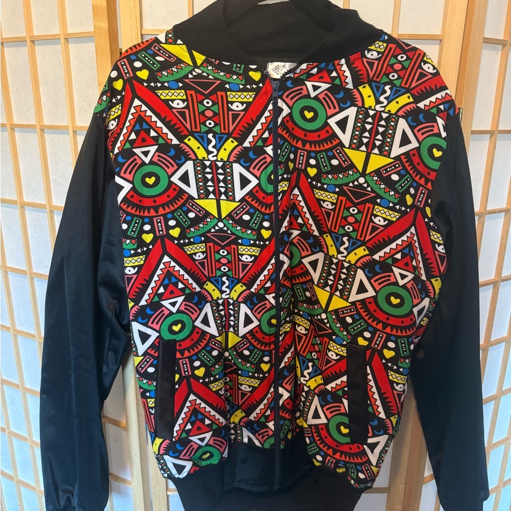 Ark of Designs Geometric Varsity/ Track/Bomber Jacket